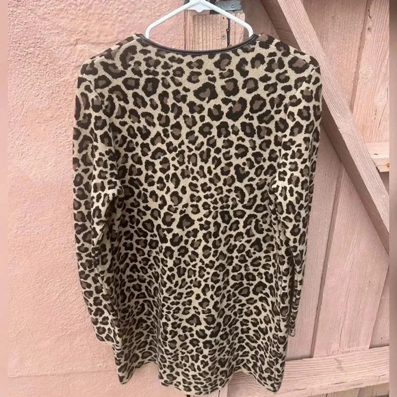 Maria Bellentani Long Leopard Sweater/Jacket - Picture 4 of 4